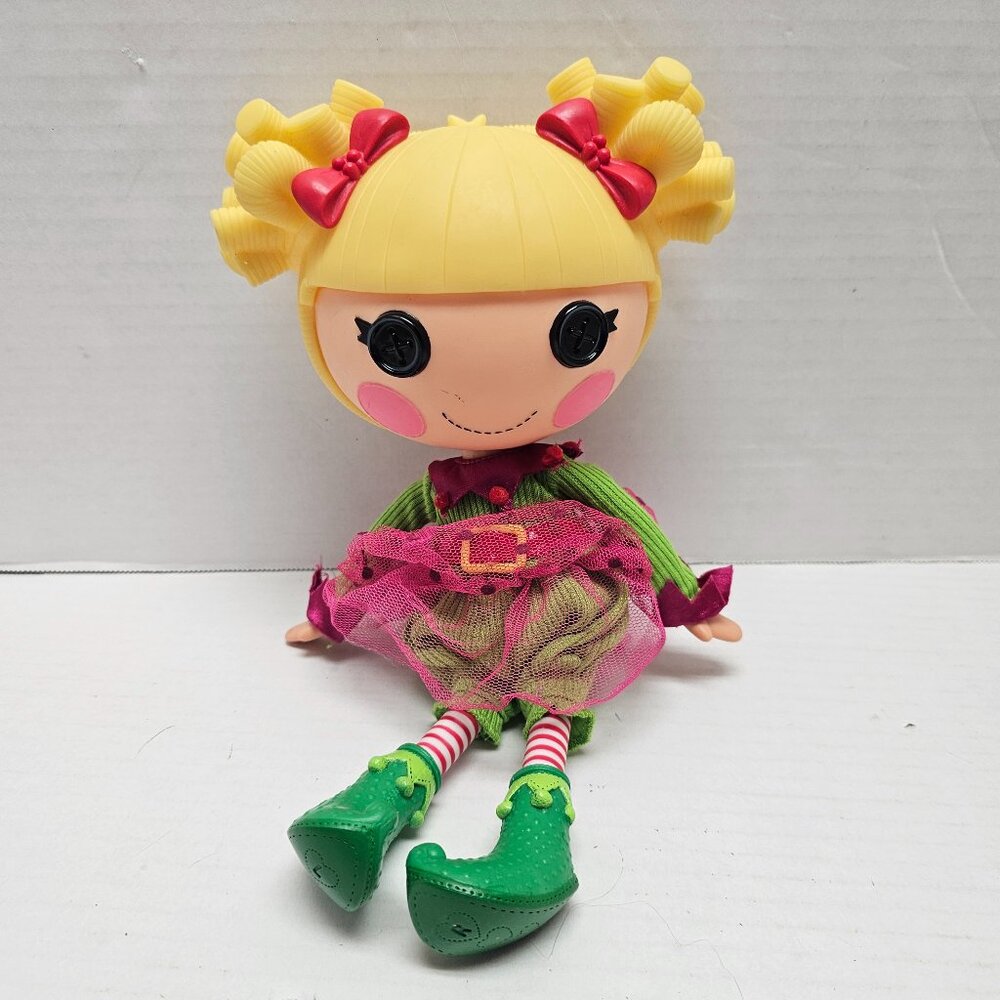 Lalaloopsy Holly Sleighbells Holiday Doll Dress Boots Shoes 2009 Full Size MGA